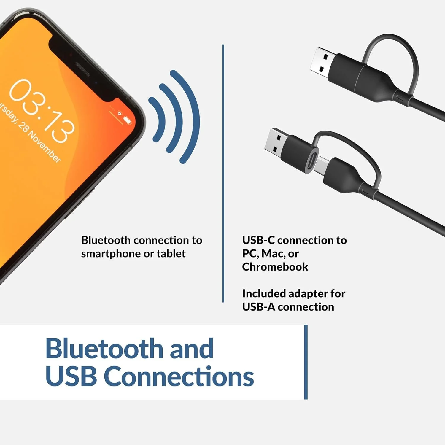 CA-2890BT+Bluetooth+and+USB+Connections